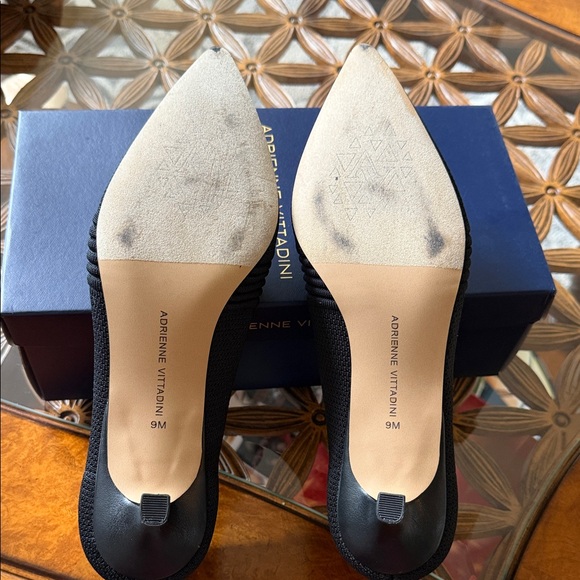 Adrienne Vittadini Women's Skippy Stretch Kitten Heel Pumps - Picture 6 of 13